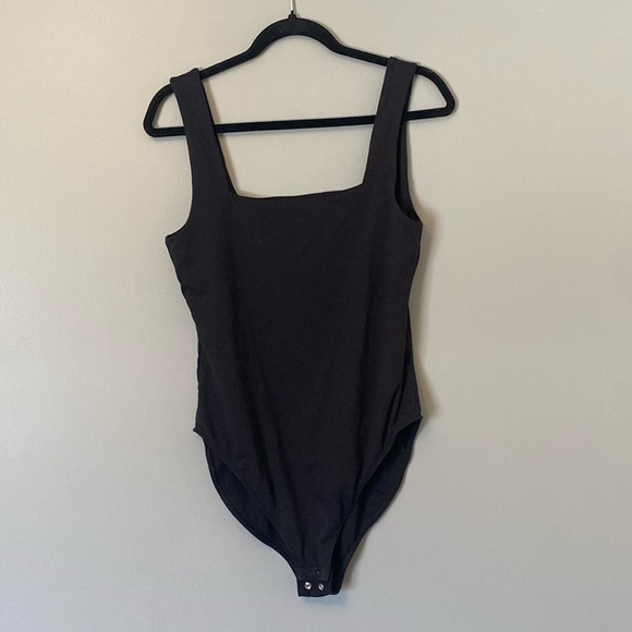 Old Navy Tops - Old Navy Square Neck Tank Top Bodysuit - Large - Black